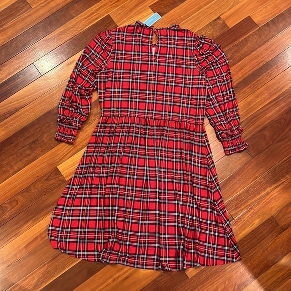 ⭐️ New Draper James Kitty Knit Angie Plaid Dress Size 1X - Picture 8 of 10